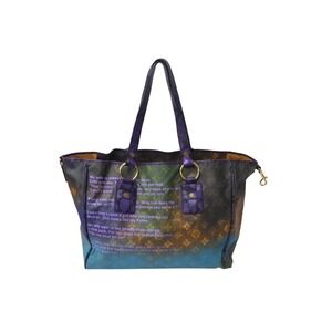 LOUIS VUITTON Richard Prince Heartbreak Monogram Jokes canvas Violet accents
